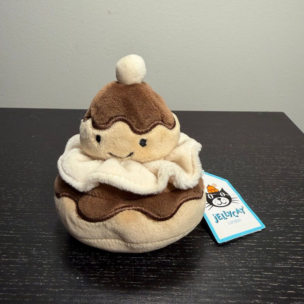 Jellycat Pretty Patisserie Religieuse- Retired & Rare Pastry Cake Dessert